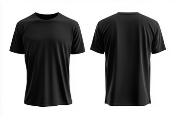  black shirt with a white collar and a white stripe. The shirt is unbuttoned and has a white stripe down the center