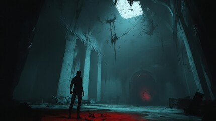 Exploration of Emotional Depth in an Abandoned Gothic Space