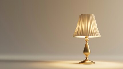 Classic Gold Table Lamp with Warm Light