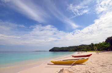 A photo taken on a sunny day at the beach.