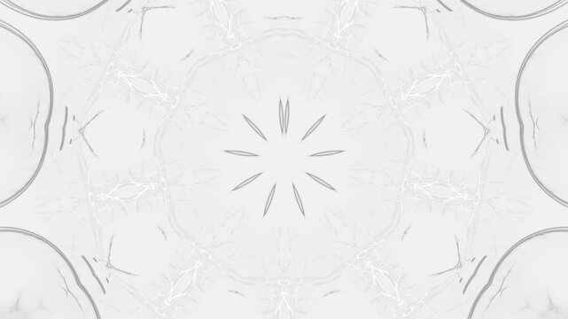 bl&uuml;tenf&ouml;rmige abstrakte Grafik, Sternf&ouml;rmig, Fr&uuml;hlingsdesign, Pastellfarben, Mandala, mittig, symmetrisch, grau