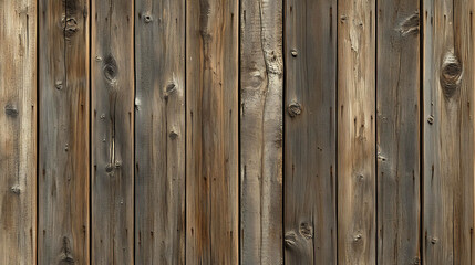 Naklejka premium Weathered wooden planks create a rustic backdrop.