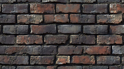 Obraz premium A close up of a weathered brick wall.