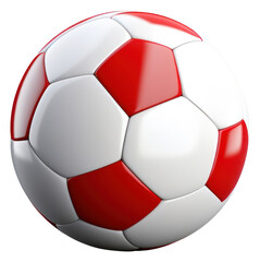 Fototapeta premium PNG Football sports soccer white background.