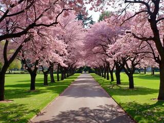 cherry blossom in spring