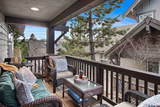 Porch in morning 