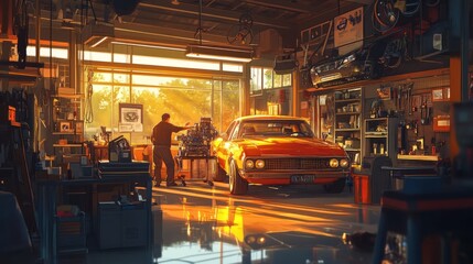 Vintage Car Workshop
