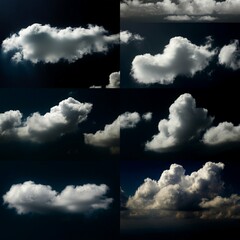 blue sky with clouds