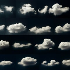 blue sky with clouds