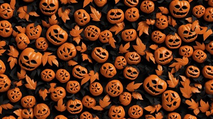 A Collection of Unique Orange Pumpkins