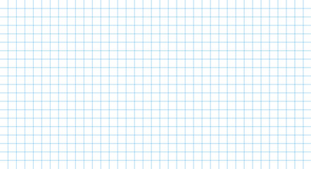 Grid paper with a squared pattern, graph paper, blank white paper texture background. Vector design, ideal for notebook templates, mathematical charts, technical drawings, and office documents.