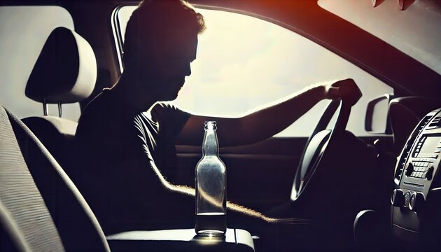 Drunk Driving Danger Concept