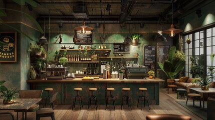 coffee shop with a unique atmosphere