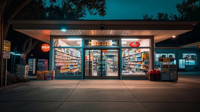 convenience store with essential items