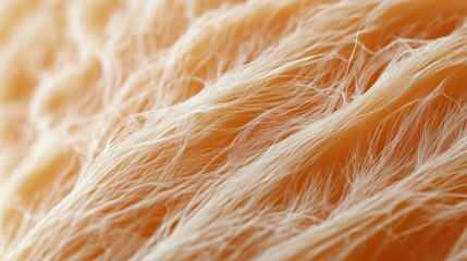 muscle fiber, highlighting its striated appearance