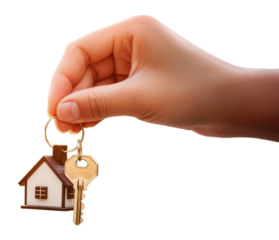 Hand key holding finger.