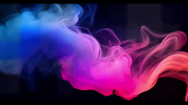 Smoke Rising Up Gradient