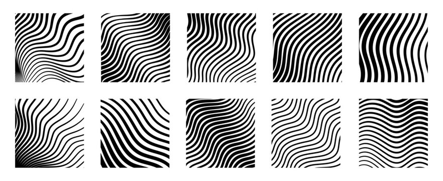 Wavy lines pattern