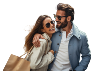 PNG Shopping bag handbag smiling.