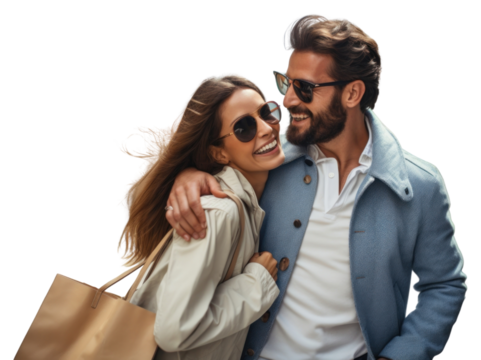 PNG Shopping bag handbag smiling. - Powered by Adobe