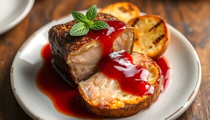  toasted brioche slices, generative ai