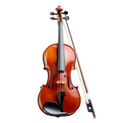 Fototapeta premium A violin and bow, ready to play.