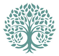 PNG Logo pattern green plant.