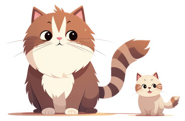 PNG Cartoon animal mammal kitten transparent background