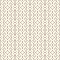 Fototapeta premium Ethnic, tribal seamless surface pattern. Repeated diamonds and rhombuses motif. Folk background. Folkloric wallpaper. Geometric ornament. Geo digital paper, textile print. Vector art