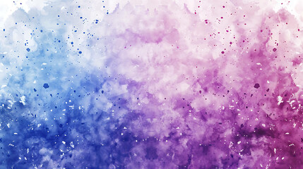 Obraz premium Abstract watercolor background in shades of blue and purple.