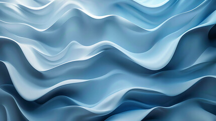 Obraz premium Abstract blue wavy background.