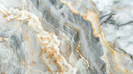 Obraz premium Elegant grey marble with gold veins, perfect for background or texture.