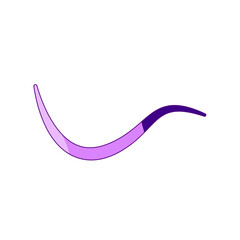 Treponema pallidium. Bacterial microorganisms. Vector illustration