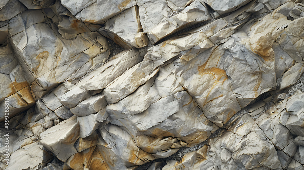 Wall mural a close up of a rocky cliff face.