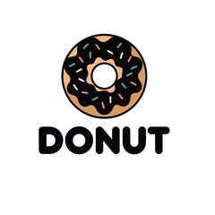 abstract Donut logo design