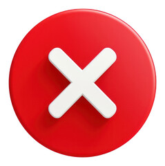 Obraz premium PNG Incorrect Cross symbol white.