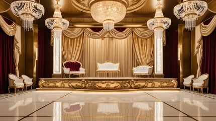 華やかなステージ