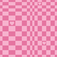 Psychedelic checkerboard poster