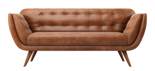 PNG Sofa furniture armchair leather.