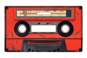 Fototapeta premium PNG Retro cassette electronics technology.