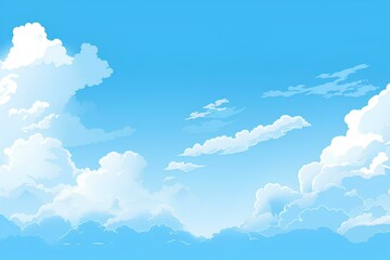 blue sky with clouds