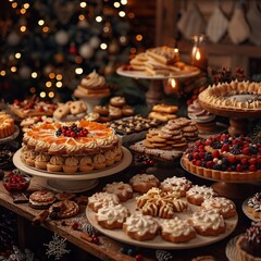 Christmas Dessert Table