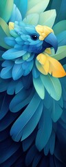 Obraz premium Science Fiction Graceful Mammals Avian Wonders Mythical Animals Vanishing Point Perspective