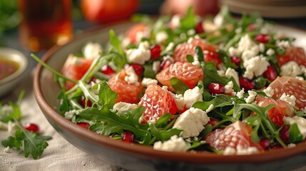 Fresh Pomegranate and Grapefruit Salad