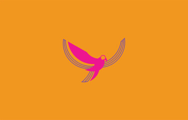 Dove Bird Icon Vector Logo Design