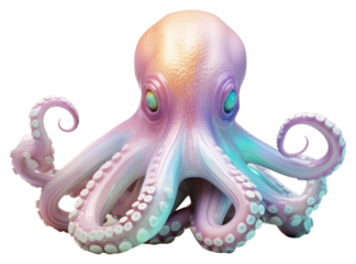 PNG Octopus animal invertebrate translucent.