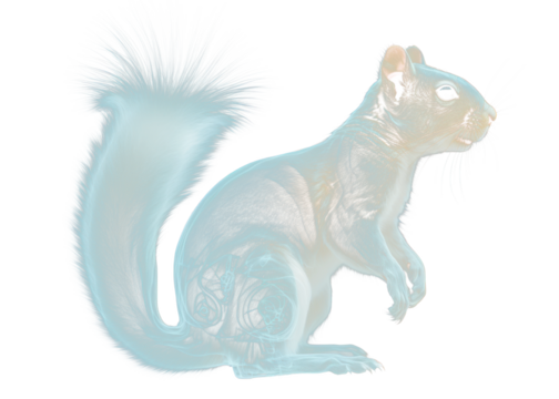 PNG Squirrel animal mammal rodent.