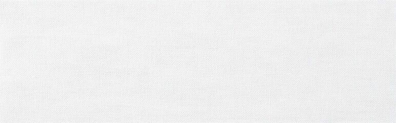 Canvas paper texture background, seamless pattern of blank white cotton linen fabric for design and print.