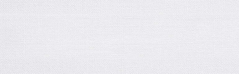 Canvas paper texture background, seamless pattern of blank white cotton linen fabric for design and print.