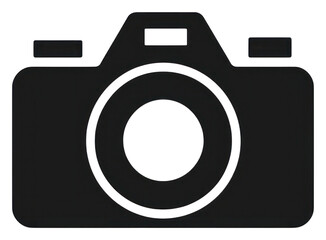 PNG Camera shape black white background.